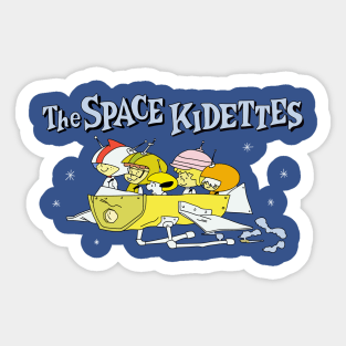 The Space Kidettes Classic Cartoon Sticker